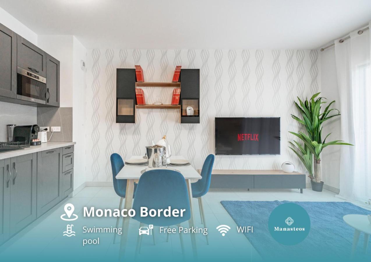 Apartamento Frontiere Monaco, Terrasse Vue Mer, Tour Odeon - Ap Beausoleil Exterior foto